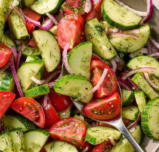 Cucumber Bowl Salad.