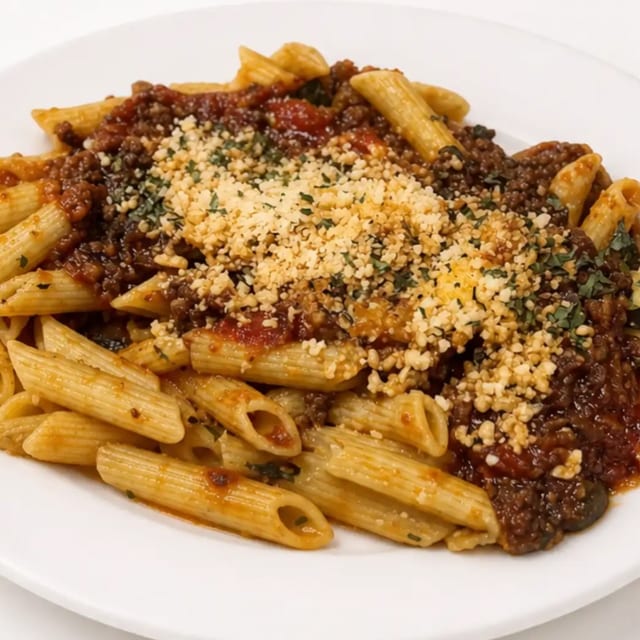 TS- Pasta With Meat Sauce.