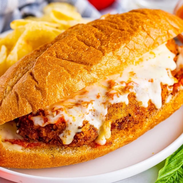 Chicken Parmigiana Sub.