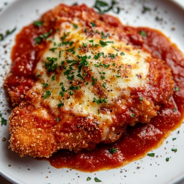 Chicken Parmigiana Dinner.