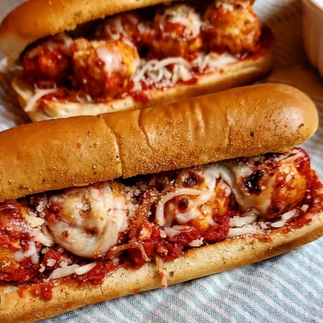 Meatball Parmigiana.