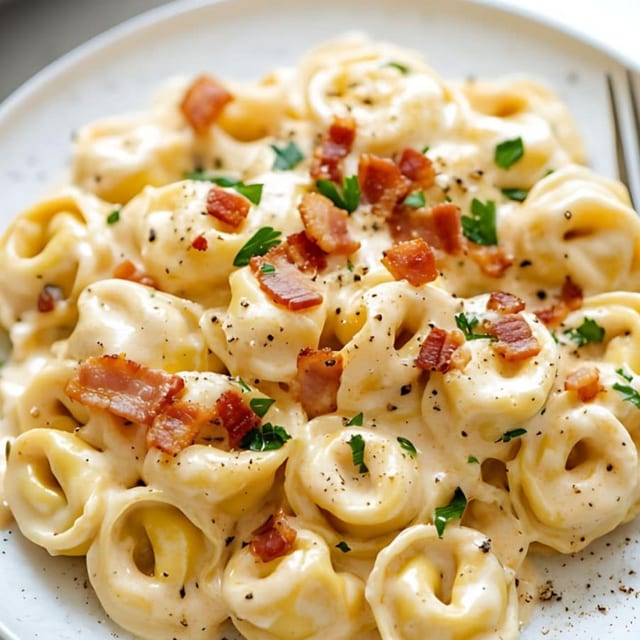 Tortellini Carbonara.