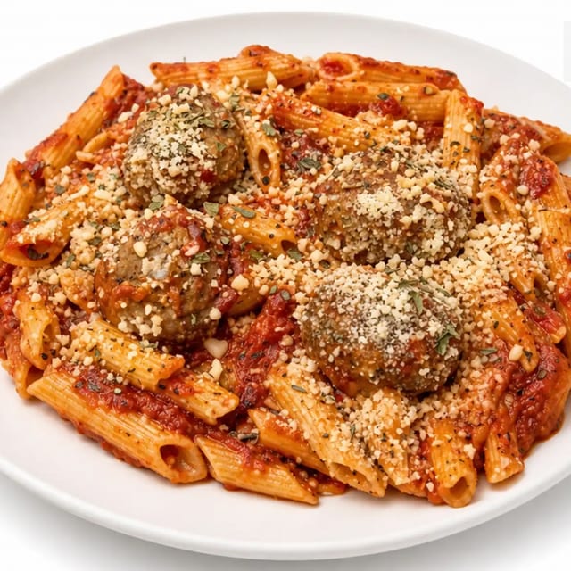 TS- Pasta With Meatballs.