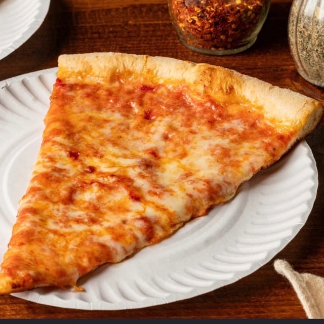 Slice of Cheese Pizza.
