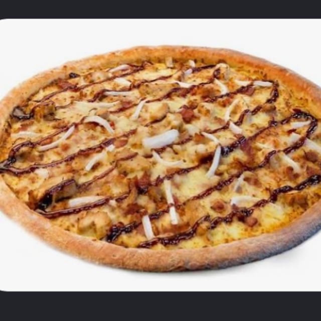 BBQ Chicken Pizza.