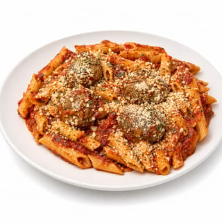 Pasta With Meatballs Or Sausage
