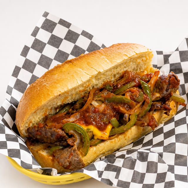 Sausage, Peppers, & Onions Sub.