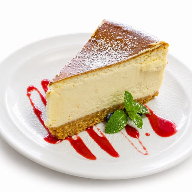 New York Style Cheesecake.